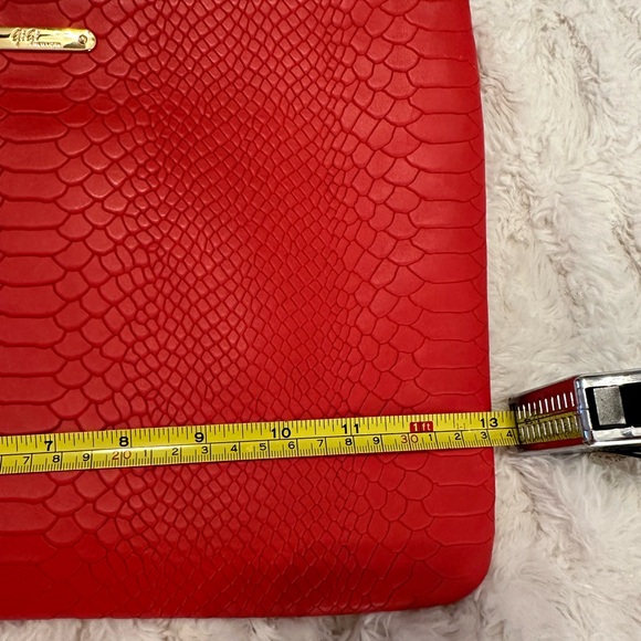 Gigi New York Python Embossed Leather Zip Clutch - Picture 9 of 10